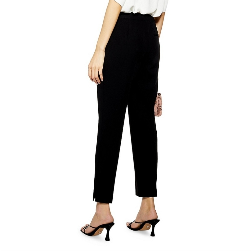 Topshop Black Cigarette Dress Pants